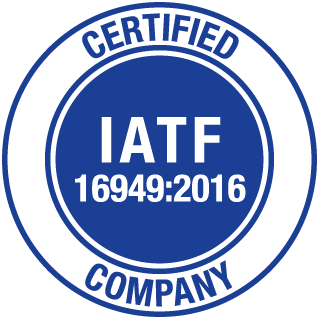 Logotipo de la certificación IATF 16949:2016
